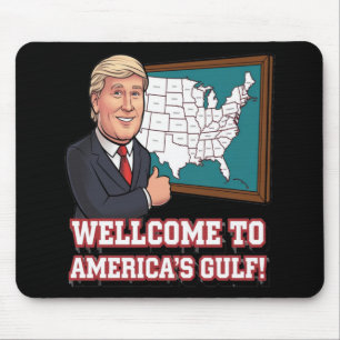 Of Wellcome Gulf Of United States Of America  Mouse Pad