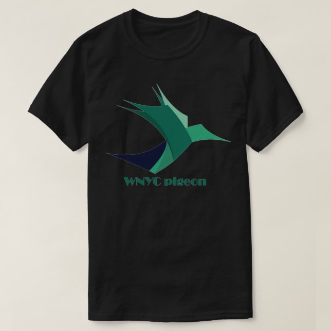 of WNYC pigeon T-Shirt (Design Front)
