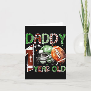 Of Year Daddy 1 Old Football Lover Card