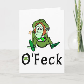 O'Feck Funny Irish Card