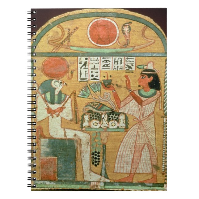 Ofenmut Offering to Osiris, Stele of Ofenmut from Notebook (Front)