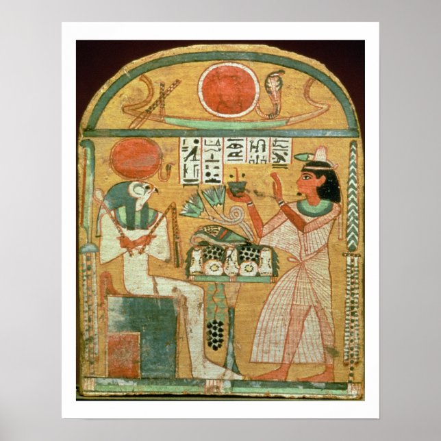Ofenmut Offering to Osiris, Stele of Ofenmut from Poster (Front)