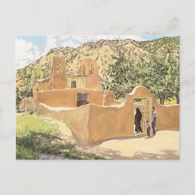 Oferta Para San Esquipula by Walter Ufer Postcard (Front)