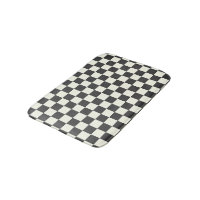 Off Black and Off White Chequerboard