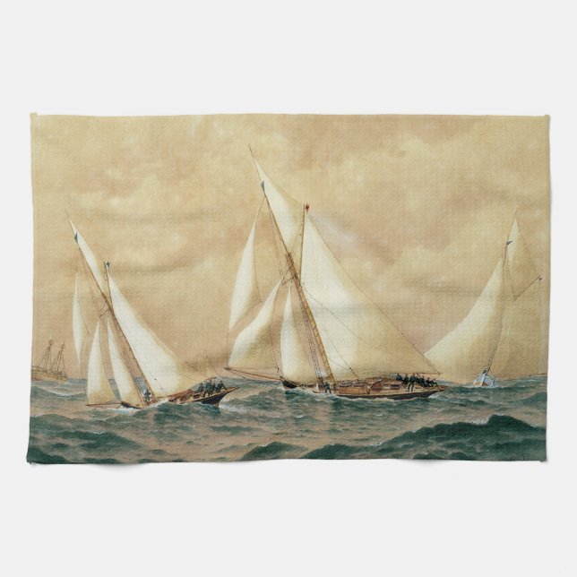 Off Brenton's Reef Tea Towel (Horizontal)