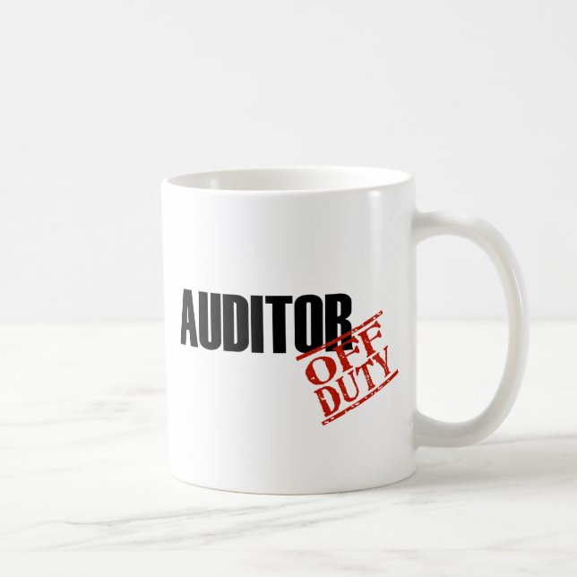Off Duty Auditor Coffee Mug (Right)