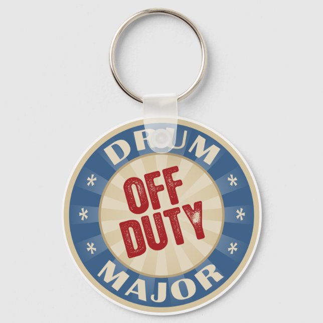 Off Duty Drum Major Key Ring (Front)