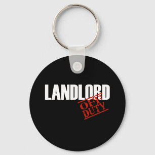 OFF DUTY LANDLORD DARK KEY RING