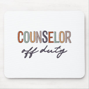 Off Duty Last Day Of School End Of School Year Mouse Pad