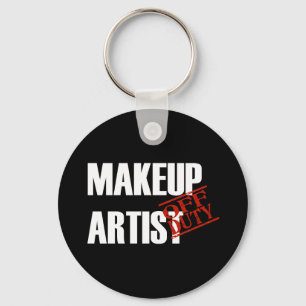 OFF DUTY MAKEUP ARTIST DARK KEY RING