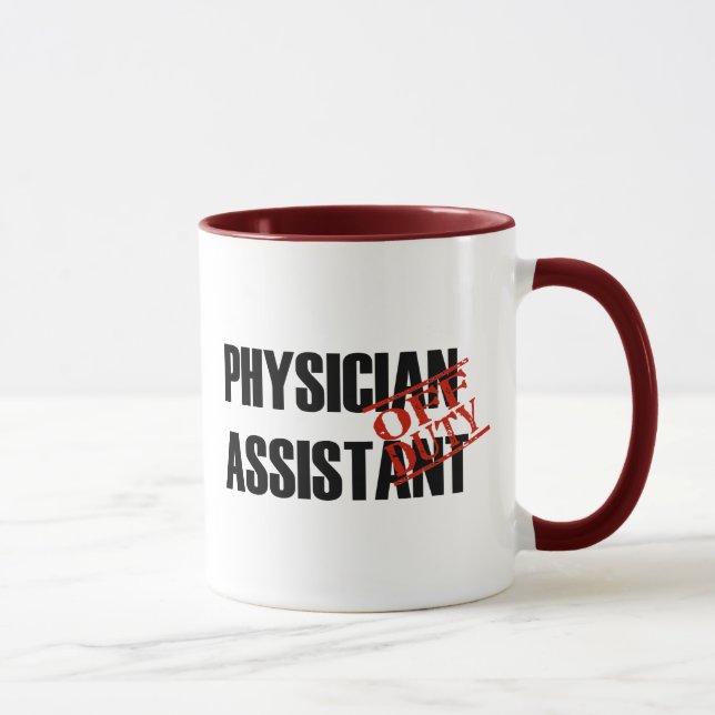 OFF DUTY Physician Assistant Mug (Right)