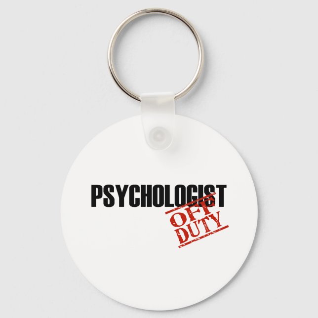 OFF DUTY PSYCHOLOGIST LIGHT KEY RING (Front)