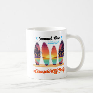 Off Duty Summer Time End Of School Year Coffee Mug