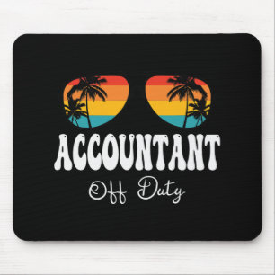 Off Duty Sungles Happy Last Day Of School Mouse Pad