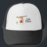 Off Duty Surfing Santa Trucker Hat<br><div class="desc">Off Duty Surfing Santa</div>