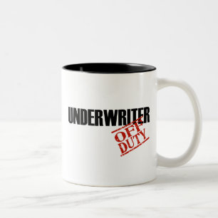 OFF DUTY UNDERWRITER Two-Tone COFFEE MUG