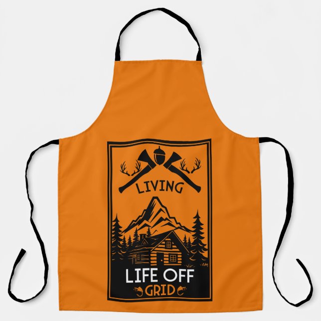 OFF GRID LIFE APRON (Front)