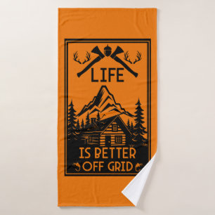 OFF GRID LIFE BATH TOWEL