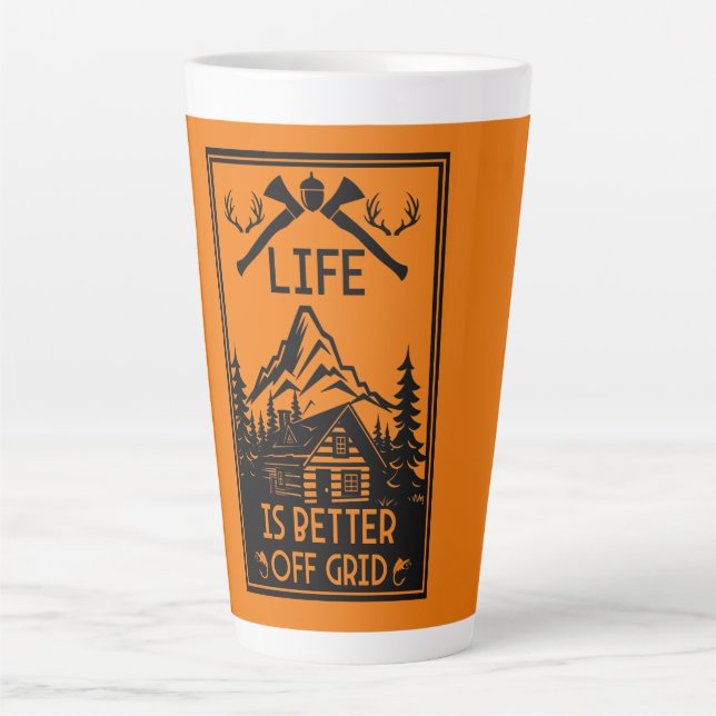 OFF GRID LIFE LATTE MUG (Front)