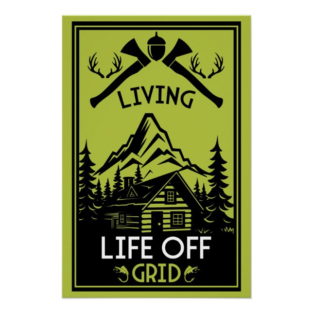 OFF GRID LIFE POSTER (Front)