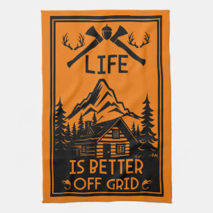 OFF GRID LIFE TEA TOWEL