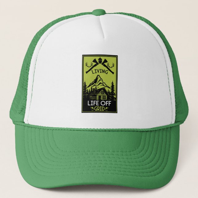 OFF GRID LIFE TRUCKER HAT (Front)