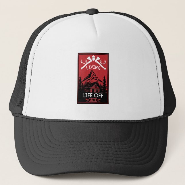 OFF GRID LIFE TRUCKER HAT (Front)
