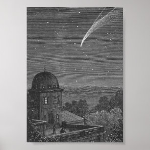 Off on a Comet by Jules Verne Poster