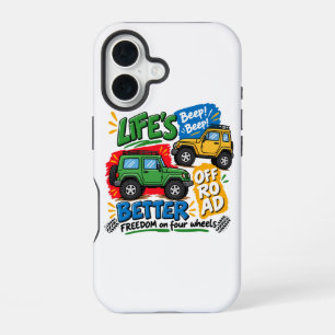 Off Road Adventure 4x4 Freedom on Four Wheels Car  iPhone 16 Case