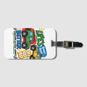 Off Road Adventure 4x4 Freedom on Four Wheels Car Luggage Tag