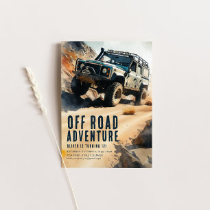 Off Road Adventure ATV Party Invitation Template