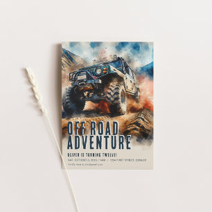 Off Road Adventure ATV Party Invitation Template