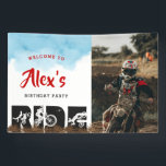 Off Road Adventure Dirtbike Motocross Bday Welcome Banner<br><div class="desc">Pump up the fun for your child's birthday party with this Off-Road Adventure ATV Monster Truck Birthday Welcome Banner. Featuring a bold off-road ATV, this invitation is perfect for setting the tone for a powerful, memorable adventure party. Easily customise the design with your party details to make this birthday a...</div>