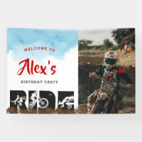 Off Road Adventure Dirtbike Motocross Bday Welcome