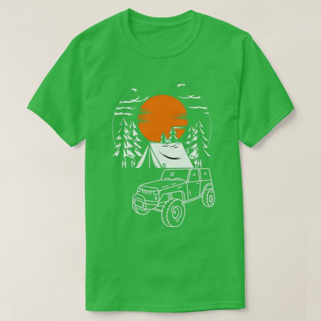 Off Road Adventure Off Roader Camp Lovers Gift  T-Shirt (Design Front)