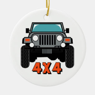 Off Road Ceramic Ornament