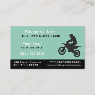 Off-Road Dirt / Trail Bike Motocross Business Ca Card