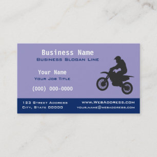 Off-Road Dirt / Trail Bike Motocross Business Ca Card
