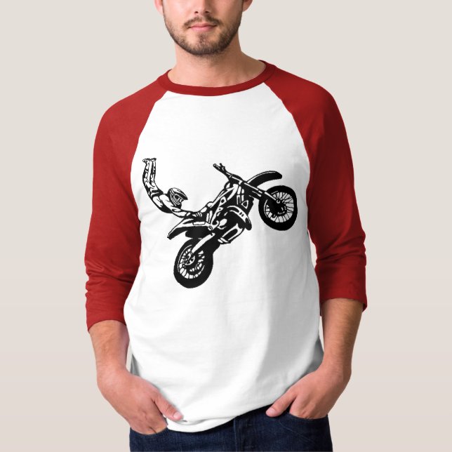 Off-Road Motorcycle Racing T-Shirt (Front)