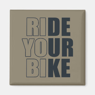 off road mountain bike adventure magnet