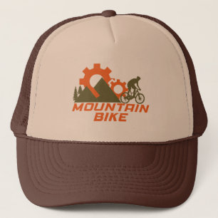 off road mountain bike adventure trucker hat