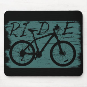off road mountain biking saying mouse pad