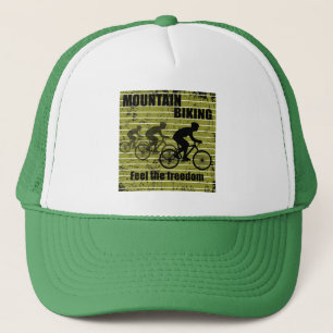 off road mountain biking saying quote trucker hat
