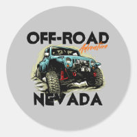 Off-Road Nevada 4X4 ATV Customise Text T-Shirt