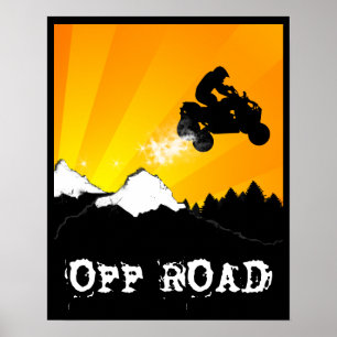 off road quads poster