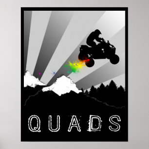 off road quads poster