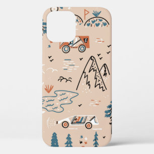 Off-road Racing. Mountain Forest Rally. Toy Car Ra iPhone 12 Case