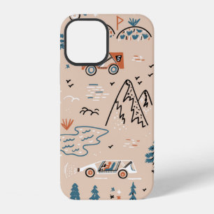 Off-road Racing. Mountain Forest Rally. Toy Car Ra iPhone 12 Case