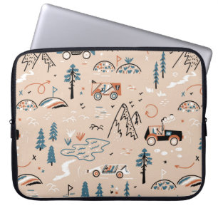 Off-road Racing. Mountain Forest Rally. Toy Car Ra Laptop Sleeve