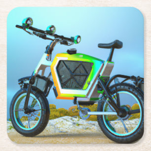 Off-Road  Square Paper Coaster